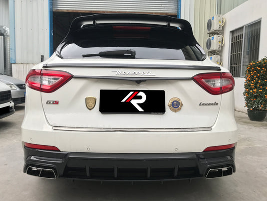 Maserati Levante Base Lusso GranLusso GranSport GT Ultima GTS Modena Tributo Trofeo 2017 2018 2019 2020 2021 2022 2023 2024 with Aftermarket Parts - Rear Diffuser (with Tips) Pre-preg Carbon Fiber / FRP from Aero Republic