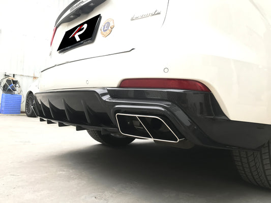 Maserati Levante Base Lusso GranLusso GranSport GT Ultima GTS Modena Tributo Trofeo 2017 2018 2019 2020 2021 2022 2023 2024 with Aftermarket Parts - Rear Diffuser (with Tips) Pre-preg Carbon Fiber / FRP from Aero Republic
