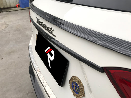 Maserati Levante Base Lusso GranLusso GranSport GT Ultima GTS Modena Tributo Trofeo 2017 2018 2019 2020 2021 2022 2023 2024 with Aftermarket Parts - Trunk Styling Pre-preg Carbon Fiber from Aero Republic