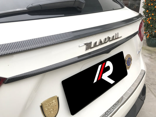 Maserati Levante Base Lusso GranLusso GranSport GT Ultima GTS Modena Tributo Trofeo 2017 2018 2019 2020 2021 2022 2023 2024 with Aftermarket Parts - Trunk Styling Pre-preg Carbon Fiber from Aero Republic