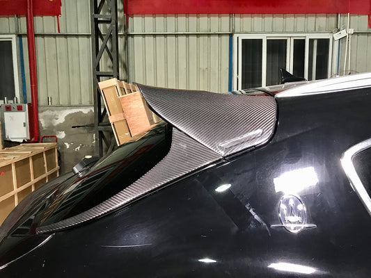 Maserati Levante Base Lusso GranLusso GranSport GT Ultima GTS Modena Tributo Trofeo 2017 2018 2019 2020 2021 2022 2023 2024 with Aftermarket Parts - Rear Roof Spoiler Pre-preg Carbon Fiber / FRP from Aero Republic