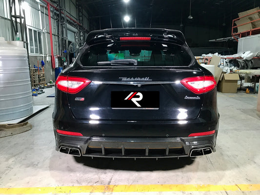 Maserati Levante Base Lusso GranLusso GranSport GT Ultima GTS Modena Tributo Trofeo 2017 2018 2019 2020 2021 2022 2023 2024 with Aftermarket Parts - Trunk Styling Pre-preg Carbon Fiber from Aero Republic