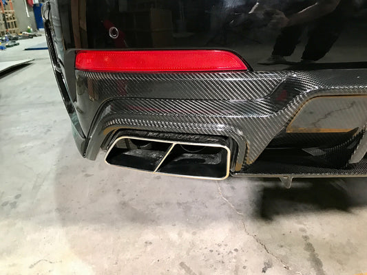 Maserati Levante Base Lusso GranLusso GranSport GT Ultima GTS Modena Tributo Trofeo 2017 2018 2019 2020 2021 2022 2023 2024 with Aftermarket Parts - Rear Diffuser (with Tips) Pre-preg Carbon Fiber / FRP from Aero Republic