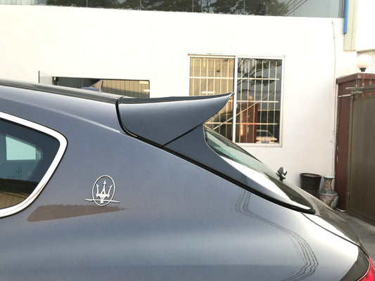 Maserati Levante Base Lusso GranLusso GranSport GT Ultima GTS Modena Tributo Trofeo 2017 2018 2019 2020 2021 2022 2023 2024 with Aftermarket Parts - Rear Roof Spoiler Pre-preg Carbon Fiber / FRP from Aero Republic