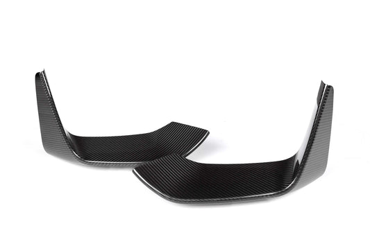 BMW M3 M3C M3CS F80 F81 2014 2015 2016 2017 2018 & M4 M4C M4CS M4CSL F82 F83 2014 2015 2016 2017 2018 2019 2020 with Aftermarket Parts - MP Style Lower Front Vent Cover Pre-preg Carbon Fiber / FRP from Aero Republic