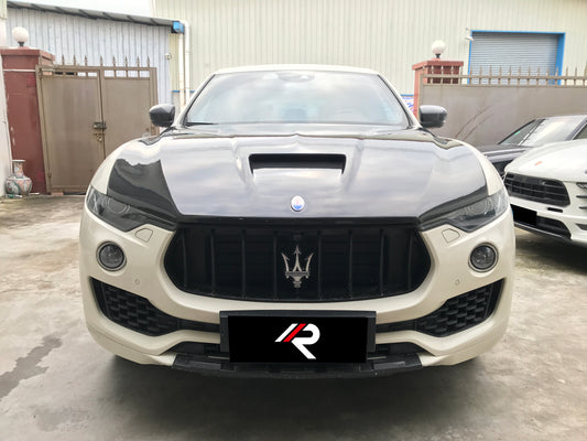 Maserati Levante Base Lusso GranLusso GranSport GT Ultima GTS Modena Tributo Trofeo 2017 2018 2019 2020 2021 2022 2023 2024 with Aftermarket Parts - Hood Pre-preg Carbon Fiber / FRP from Aero Republic