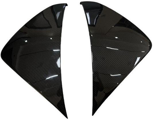McLaren 540C 570S 570GT 2016 2017 2018 2019 2020 with Aftermarket Parts - GT4 Style Rear Bumper Valance Canards Carbon Fiber from Aero Republic