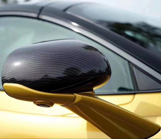 McLaren 540C 570S 570GT 600LT with Aftermarket Parts - OEM Replacement Mirror Cap Pre-preg Carbon Fiber from Aero Republic