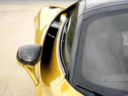 McLaren 540C 570S 570GT 600LT with Aftermarket Parts - OEM Replacement Mirror Cap Pre-preg Carbon Fiber from Aero Republic