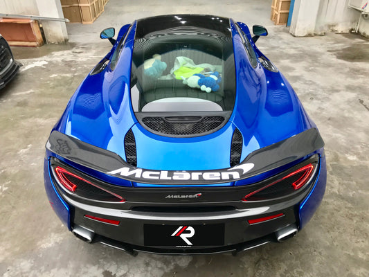 McLaren 540C 570S 570GT 2016 2017 2018 2019 2020 with Aftermarket Parts - OEM Replacement Rear Diffuser Pre-preg Carbon Fiber / FRP from Aero Republic