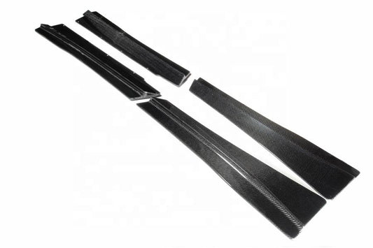 McLaren 650S MP4-12C 2012 2013 2014 2015 2016 with Aftermarket Parts - RZA Style Side Skirts Carbon Fiber from Aero Republic