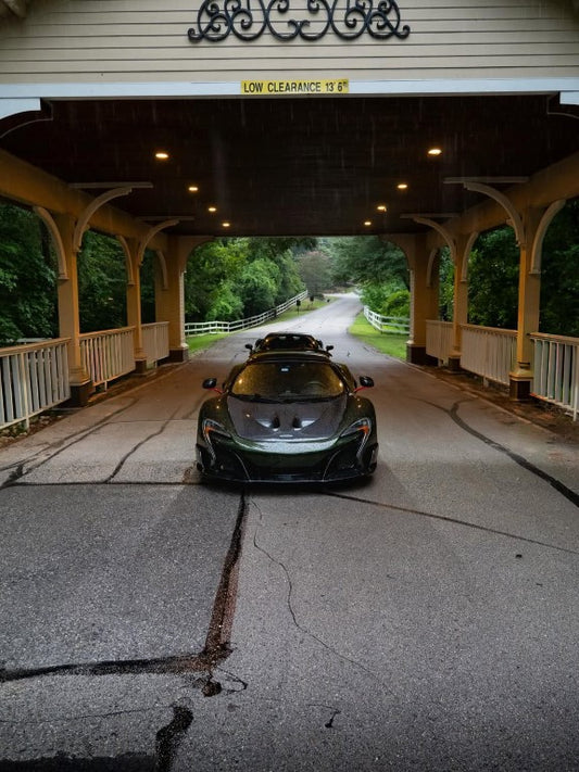 Aero Republic McLaren MP4-12C 650s 675LT Carbon Fiber P1 Style Hood - Performance SpeedShop