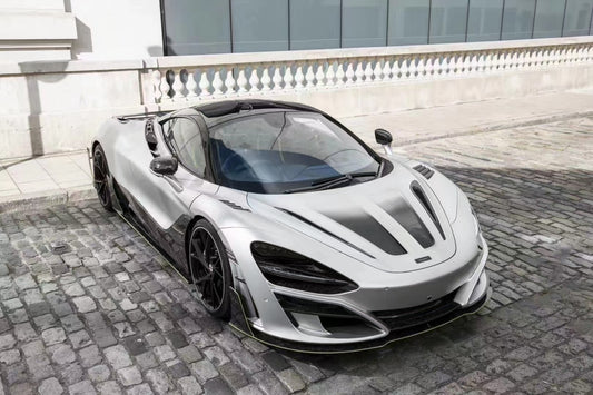 McLaren 720S 2018 2019 2020 2021 2022 2023 & 750S 2023-ON with Aftermarket Parts - Man Style Side Skirts Carbon Fiber / FRP from Aero Republic