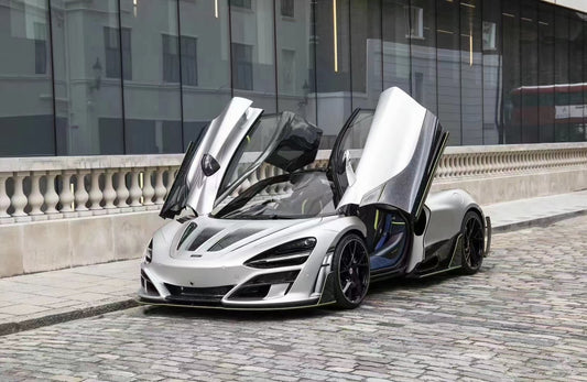 McLaren 720S 2018 2019 2020 2021 2022 2023 & 750S 2023-ON with Aftermarket Parts - Man Style Side Skirts Carbon Fiber / FRP from Aero Republic