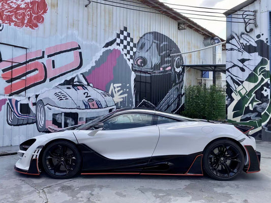 McLaren 720S 2018 2019 2020 2021 2022 2023 & 750S 2023-ON
765LT 2021 2022 with Aftermarket Parts - Man Style Front Fenders Carbon Fiber / FRP from Aero Republic