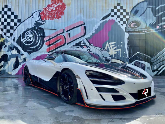 McLaren 720S 2018 2019 2020 2021 2022 2023 & 750S 2023-ON
765LT 2021 2022 with Aftermarket Parts - Man Style Front Fenders Carbon Fiber / FRP from Aero Republic