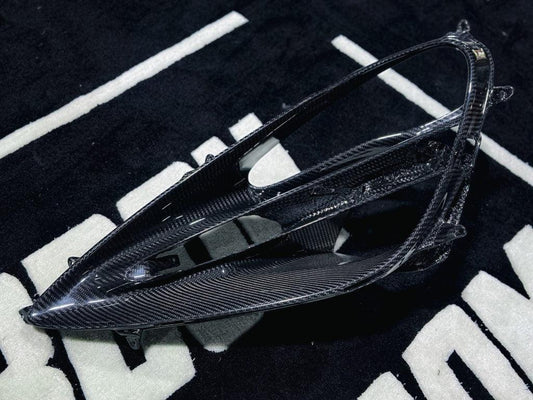 McLaren 720S / 765LT 2018 2019 2020 2021 2022 2023 with Aftermarket Parts - OEM Upgrade Style Headlight Surrounds Carbon Fiber from Aero Republic