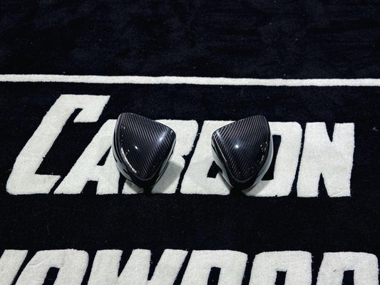 McLaren 720S / 765LT 2018 2019 2020 2021 2022 2023 with Aftermarket Parts - OEM Upgrade Style Mirror Caps Carbon Fiber from Aero Republic