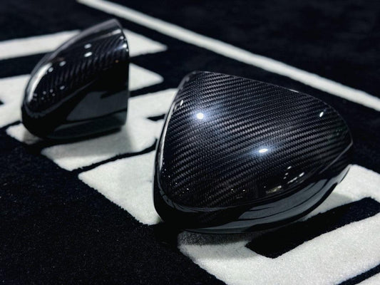 McLaren 720S / 765LT 2018 2019 2020 2021 2022 2023 with Aftermarket Parts - OEM Upgrade Style Mirror Caps Carbon Fiber from Aero Republic