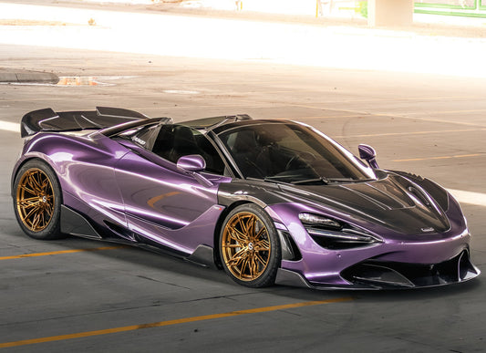 McLaren 720S 2018 2019 2020 2021 2022 2023 with Aftermarket Parts - RF Style Front Fenders Carbon Fiber from Aero Republic