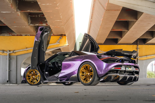 McLaren 720S 2018 2019 2020 2021 2022 2023 with Aftermarket Parts - RF Style Rear Diffuser Carbon Fiber from Aero Republic