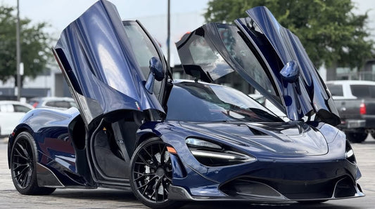 McLaren 720S 2018 2019 2020 2021 2022 2023 with Aftermarket Parts - RF Style Front Lip Carbon Fiber from Aero Republic