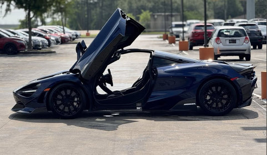 McLaren 720S 2018 2019 2020 2021 2022 2023 with Aftermarket Parts - RF Style Side Skirts Carbon Fiber from Aero Republic