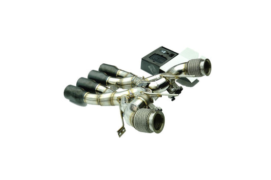McLaren 720S 2018 2019 2020 2021 2022 2023 with Aftermarket Parts - 765LT Exhaust Tips with Valve Control Stainless Steel from Aero Republic