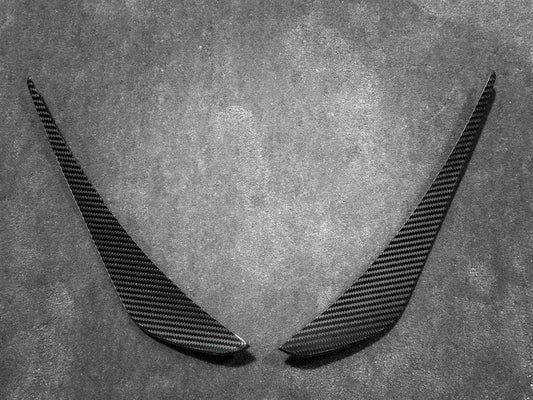 McLaren 720S 2018 2019 2020 2021 2022 2023 with Aftermarket Parts - RF Style Front Canards Carbon Fiber from Aero Republic