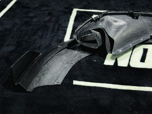 McLaren 720S 2018 2019 2020 2021 2022 2023 with Aftermarket Parts - RF Style Front Lip Carbon Fiber from Aero Republic