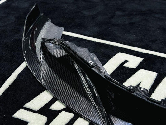 McLaren 720S 2018 2019 2020 2021 2022 2023 with Aftermarket Parts - RF Style Front Lip Carbon Fiber from Aero Republic