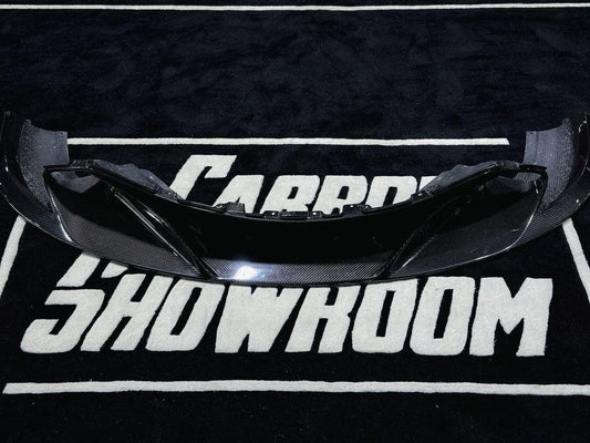 McLaren 720S 2018 2019 2020 2021 2022 2023 with Aftermarket Parts - RF Style Front Lip Carbon Fiber from Aero Republic