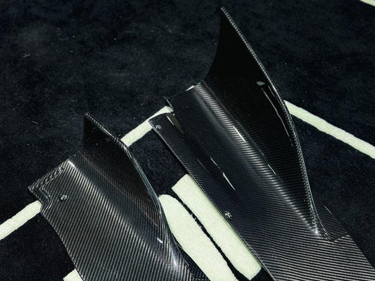 McLaren 720S 2018 2019 2020 2021 2022 2023 with Aftermarket Parts - RF Style Side Skirts Carbon Fiber from Aero Republic