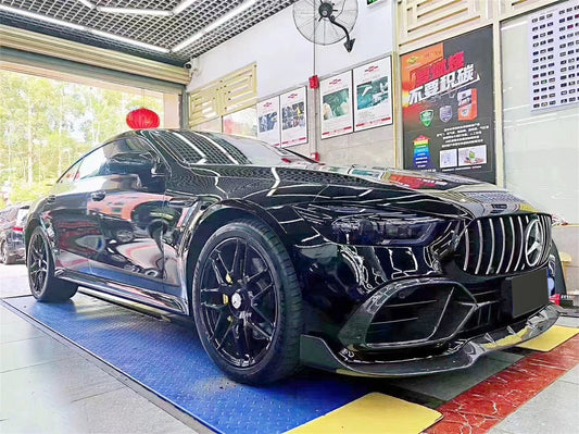 Mercedes Benz AMG GT 4 Door GT53 GT50 X290 C290 2019-ON with Aftermarket Parts - Brabus Style Front Bumper Vent Cover Carbon Fiber from Aero Republic