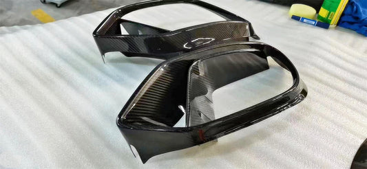 Mercedes Benz AMG GT 4 Door GT53 GT50 X290 C290 2019-ON with Aftermarket Parts - Brabus Style Front Bumper Vent Cover Carbon Fiber from Aero Republic