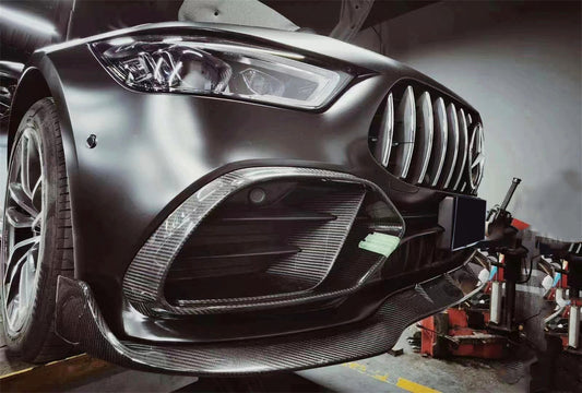 Mercedes Benz AMG GT 4 Door GT53 GT50 X290 C290 2019-ON with Aftermarket Parts - Brabus Style Front Bumper Vent Cover Carbon Fiber from Aero Republic