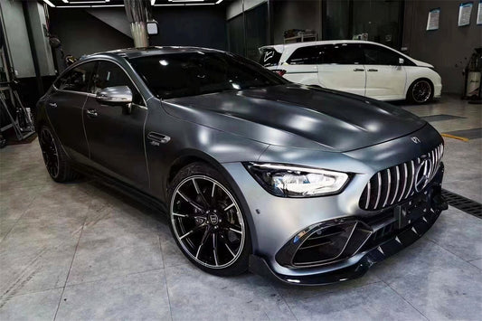 Mercedes Benz AMG GT 4 Door GT53 GT50 X290 C290 2019-ON with Aftermarket Parts - Brabus Style Front Lip Carbon Fiber from Aero Republic