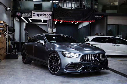 Mercedes Benz AMG GT 4 Door GT53 GT50 X290 C290 2019-ON with Aftermarket Parts - Brabus Style Front Lip Carbon Fiber from Aero Republic