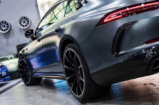 Mercedes Benz AMG GT 4 Door GT53 GT50 X290 C290 2019-ON with Aftermarket Parts - Brabus Style Rear Bumper Canards Carbon Fiber from Aero Republic