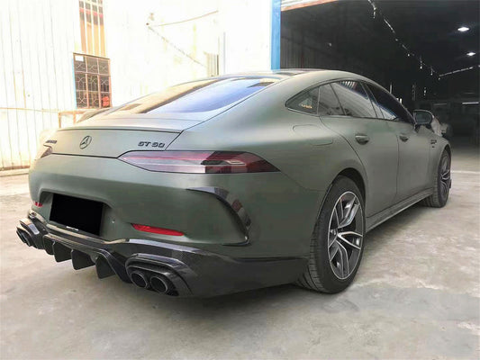 Mercedes Benz AMG GT 4 Door GT53 GT50 X290 C290 2019-ON with Aftermarket Parts - Brabus Style Side Skirts Carbon Fiber from Aero Republic