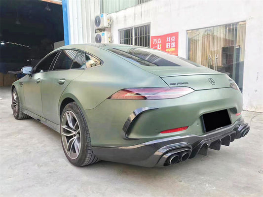Mercedes Benz AMG GT 4 Door GT53 GT50 X290 C290 2019-ON with Aftermarket Parts - Brabus Style Side Skirts Carbon Fiber from Aero Republic