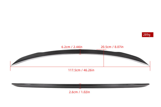 Mercedes Benz A-Class V177 W177 A45 A220 A250e A200 Sedan 2019-ON with Aftermarket Parts - OE Style Rear Lip Spoiler Carbon Fiber from Aero Republic