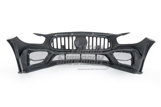 Mercedes Benz AMG GT GTS GTC C190 2016 2017 2018 2019 2020 2021 with Aftermarket Parts - IMP Style Front Bumper Carbon Fiber from Aero Republic