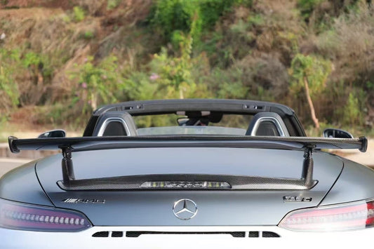 Mercedes Benz AMG GT GTS GTC C190 2018-2021 with Aero Republic's Aftermarket Parts - Rear Wing Carbon Fiber. A complete transformation of style and performance.
