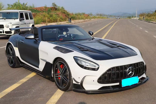 Mercedes Benz AMG GT GTS GTC C190 2018-2021 with Aero Republic's Aftermarket Parts - Rear Wing Carbon Fiber. A complete transformation of style and performance.