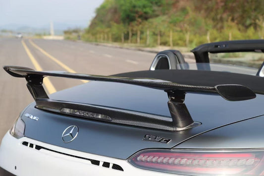 Mercedes Benz AMG GT GTS GTC C190 2018-2021 with Aero Republic's Aftermarket Parts - Rear Wing Carbon Fiber. A complete transformation of style and performance.