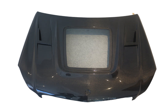 Mercedes Benz C-Class C300 C280 W204 Pre-Facelift 2007 2008 2009 2010 2011 with Aftermarket Parts - IMP Style Transperant Tempered Glass Window Hood Carbon Fiber / FRP from Aero Republic