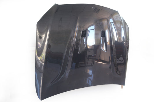 Mercedes Benz C-Class C43 C400 C300 W205 2015 2016 2017 2018 2019 2020 2021 2022 with Aftermarket Parts - Black Series Conversion Style Hood Carbon Fiber from Aero Republic