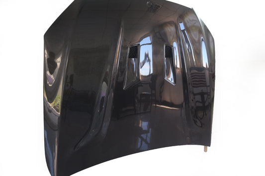 Mercedes Benz C-Class C43 C400 C300 W205 2015 2016 2017 2018 2019 2020 2021 2022 with Aftermarket Parts - Black Series Conversion Style Hood Carbon Fiber from Aero Republic