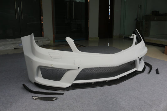 Mercedes Benz C-Class C63 AMG C204 2012 2013 2014 with Aftermarket Parts - Black Series Conversion Style Full Body Kit Carbon Fiber / FRP from Aero Republic